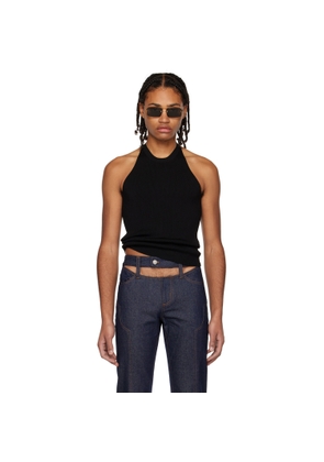 K.NGSLEY SSENSE Exclusive Black MSB Racer Tank Top