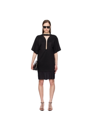 Victoria Beckham Black Cutout Minidress