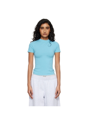 SKIMS Blue Cotton Jersey T-shirt
