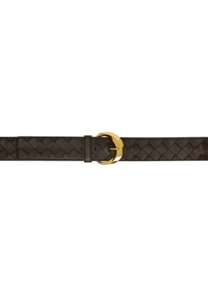 Bottega Veneta Brown Essential Twist Belt