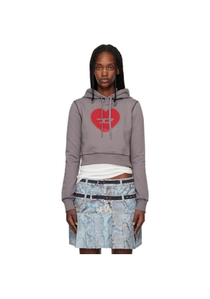 Diesel Gray F-Slimmy-Hood-S5 Hoodie