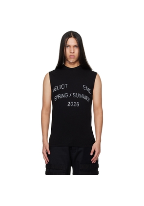 HELIOT EMIL Black Overo Tank Top