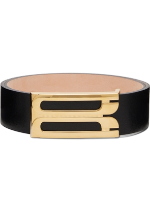 Victoria Beckham Black Jumbo Dorian Belt