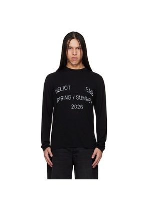 HELIOT EMIL Black Overo L/S T-shirt