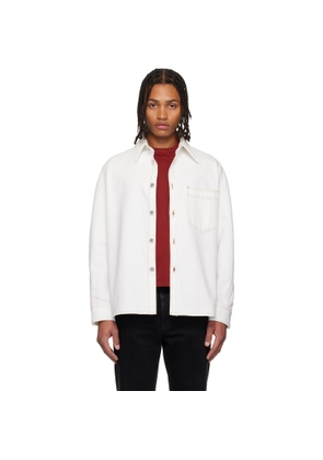 Givenchy White Couture Seam Overshirt