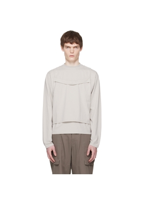 HELIOT EMIL Gray Rein LS T-shirt