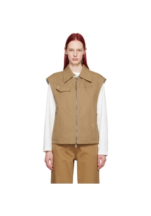 ADER error Beige Poel Reversible Vest