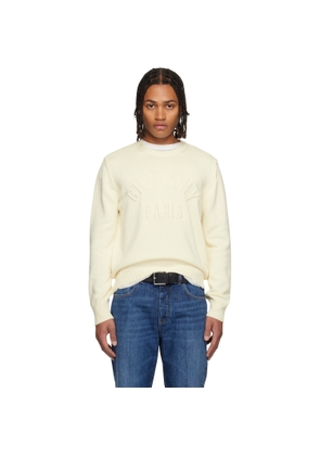 Givenchy Off-White Cotton Knit Sweater
