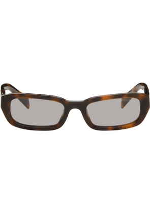 Prada Eyewear Brown 'Prada' Symbole Sunglasses