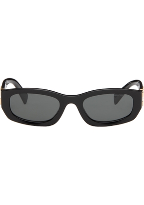 Miu Miu Eyewear Black Rectangle Sunglasses