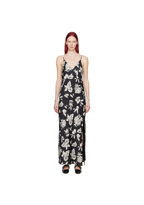 rag & bone Black Larissa Midi Dress