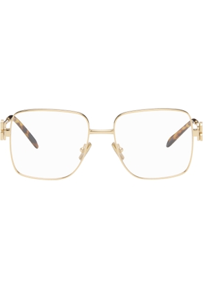Miu Miu Eyewear Gold Square Glasses