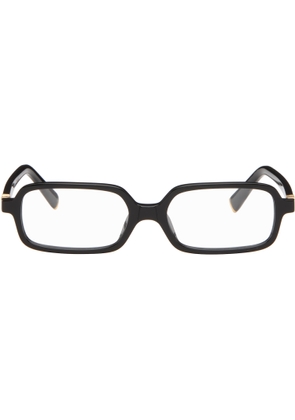 Miu Miu Eyewear Black Rectangle Glasses