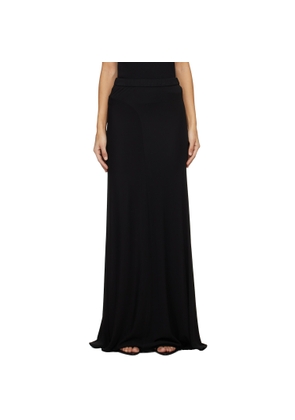 TOM FORD Black Elasticized Maxi Skirt