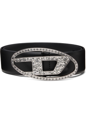 Diesel Black B-1dr Strass Belt