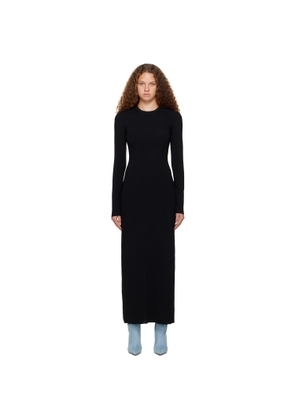 Rabanne Black Jacquard Maxi Dress