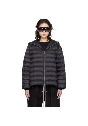 Rick Owens Moncler + Rick Owens Black Ziplock Down Jacket