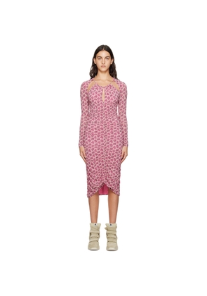 Isabel Marant Pink Logane Midi Dress