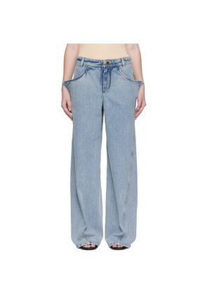 Christopher Esber Blue Manta Sting Jeans