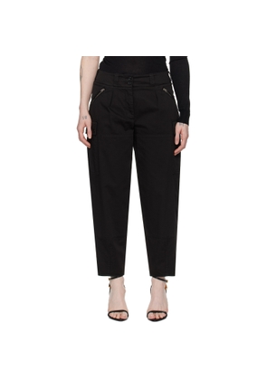 TOM FORD Black Pleated Cargo Trousers