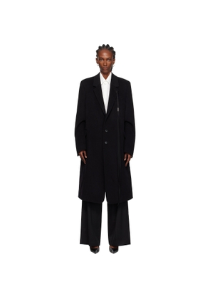 Ann Demeulemeester Black Viv High Comfort Tailored Coat
