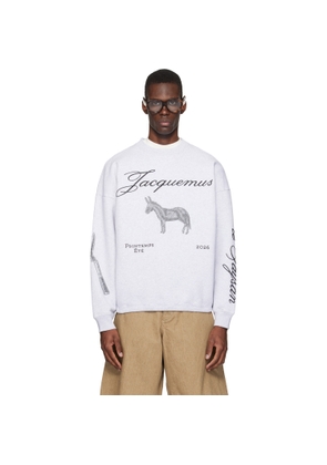 JACQUEMUS Gray 'The Âne' Sweatshirt