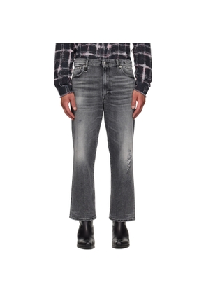 R13 Black X-Boyfriend Jeans