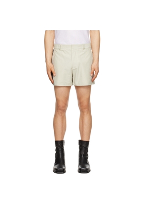 Steven Passaro Gray Zip-Fly Shorts