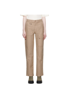 Études Beige Gravure Trousers