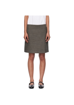 A.P.C. Brown Adelma Miniskirt