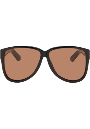 Miu Miu Eyewear Black Aviator Sunglasses