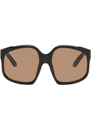 Miu Miu Eyewear Black Runway Oversized Sunglasses