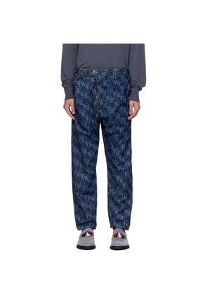 Vivienne Westwood Blue Drunken Jeans