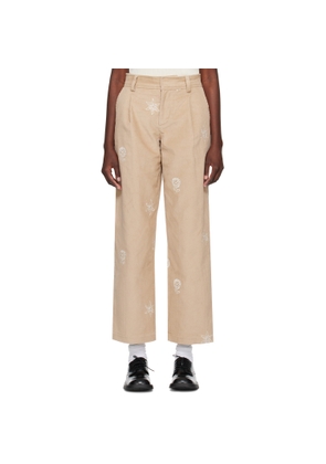 Soulland Beige Aidan Trousers