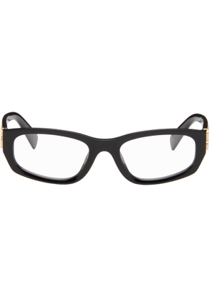Miu Miu Eyewear Black Rectangle Glasses