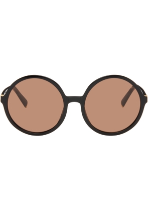 Miu Miu Eyewear Black 'Miu Regard' Sunglasses