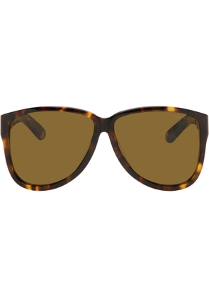 Miu Miu Eyewear Brown Aviator Sunglasses