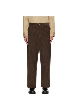 colbo Brown Big Pocket Corduroy Trousers