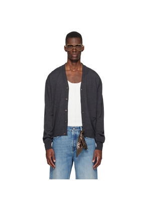 JACQUEMUS Gray 'The J' Cardigan