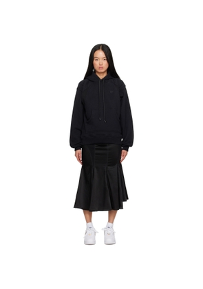 Off-White Black Hooded Maxi Dress