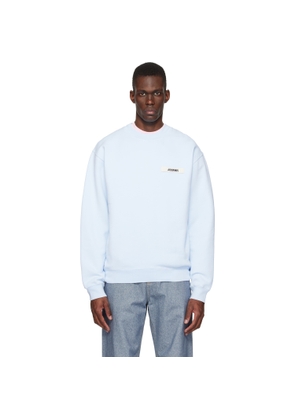 JACQUEMUS Blue 'The Gros Grain' Sweatshirt