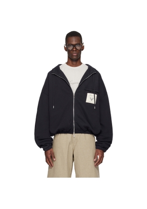 JACQUEMUS Navy 'The Torneo' Hoodie