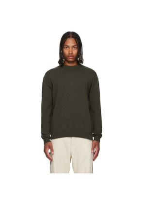 Rick Owens Khaki Concordians Round Neck Sweater