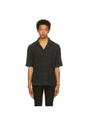 FREI-MUT Black Check Klemperer Short Sleeve Shirt