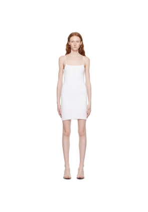 Alexander Wang White Rib Minidress