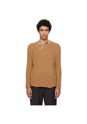 Kiko Kostadinov Tan Kada Knit Sweater