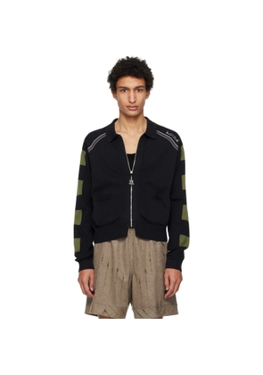 Kiko Kostadinov Black Kest Cardigan