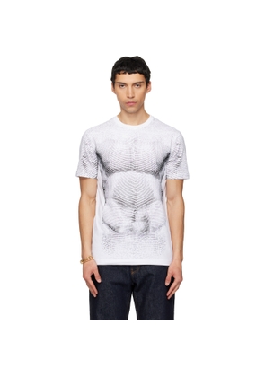 Moschino White Archive Body Artwork T-shirt