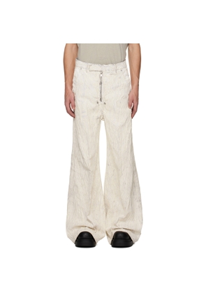 Rick Owens Off-White Concordians Tailored Wide Belas Jeans