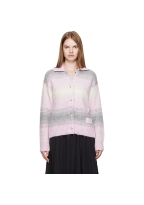 Kenzo Pink Kenzo Paris 'KENZO Speed Stripe' Cardigan